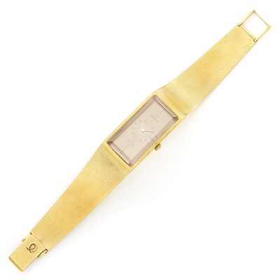 Lot 1836 - Gold 'De Ville' Wristwatch, Omega