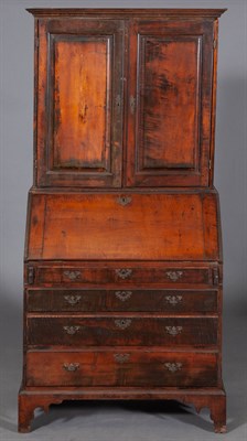 Lot 389 - Chippendale Mahogany Slant Front Secretary...
