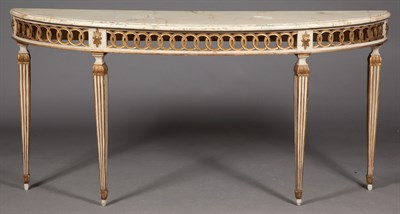 Lot 439 - Italian Neoclassical Style Painted and...