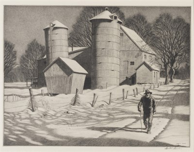Lot 64 - Martin Lewis (1881-1962) GRANDPA TAKES A WALK...