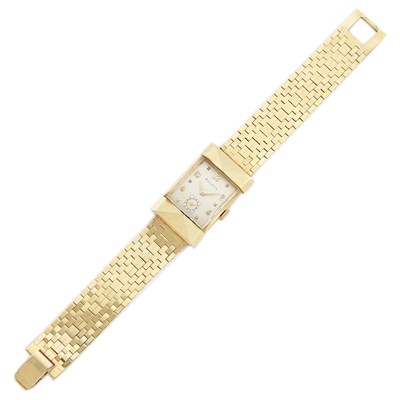 Lot 1769 - Gold Wristwatch, Bulova