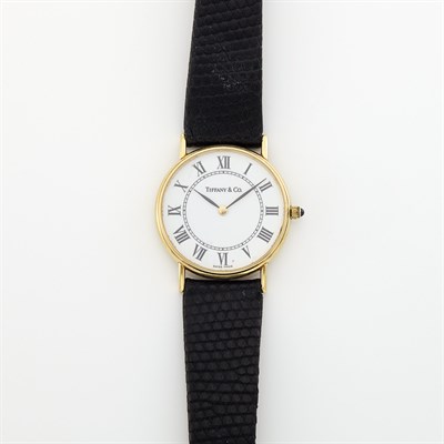 Lot 1757 - Gold Wristwatch, Tiffany & Co.