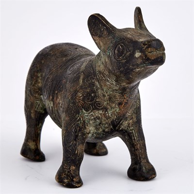 Lot 152 - Chinese Archaic Style Bronze Tapir Probably...