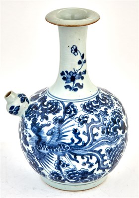 Lot 51 - Chinese Blue and White Glazed Porcelain Kendi...