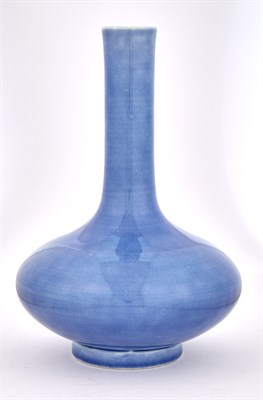 Lot 63 - Chinese Lavender Blue Glazed Porcelain Vase...