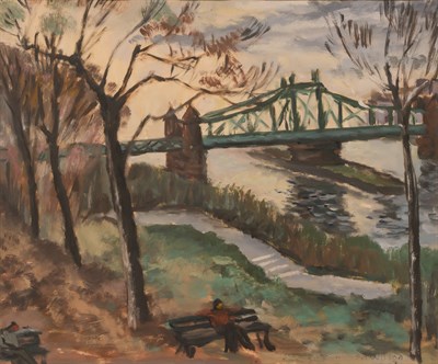 Lot 90 - Sol Wilson American, 1896-1974 Bridge and Path...