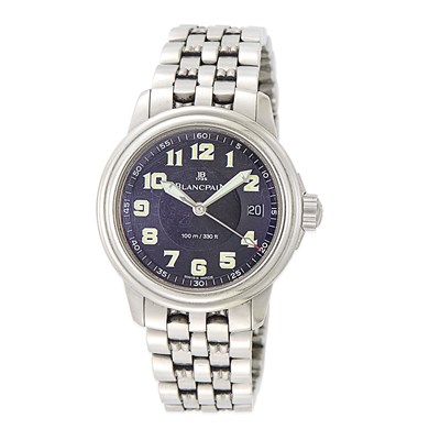 Lot 1050 - Stainless Steel Wristwatch, Blancpain