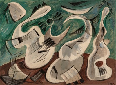 Lot 116 - Werner Drewes German/American, 1899-1985...