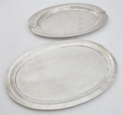 Lot 209 - American Sterling Silver Tray; Together with...