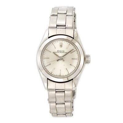 Lot 1049 - Stainless Steel 'Oyster Perpetual' Wristwatch, Rolex