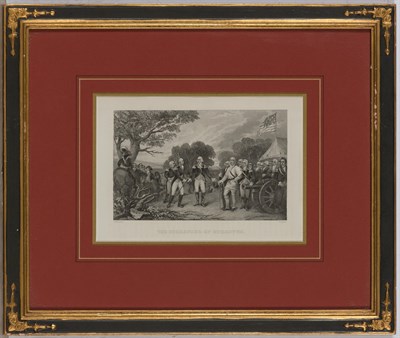 Lot 89 - After John Trumbull THE SURRENDER OF BURGOYNE...