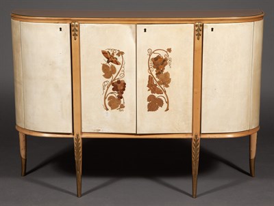 Lot 261 - Italian Modern Marquetry Inlaid Pearwood,...