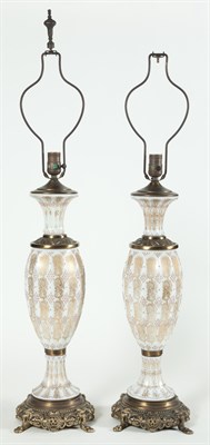 Lot 329 - Pair of French Metal Mounted and Jeweled...