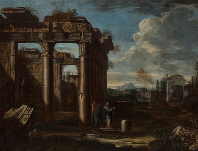 Lot 59 - Italian School 18th Century Figures Among...