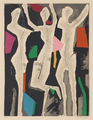 Lot 98 - Marino Marini (1901-1980) PERSONNAGES DU SACRE...