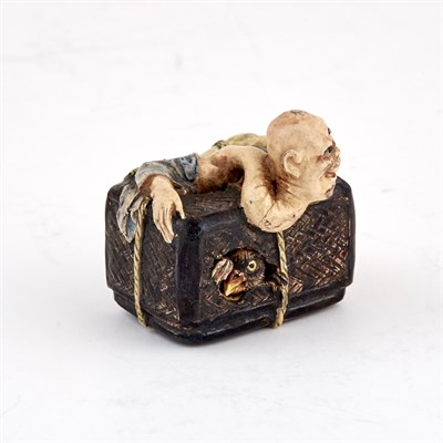 Lot 6 - Japanese Porcelain Netsuke Meiji Period From...
