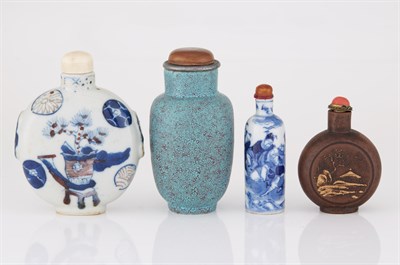 Lot 229 - Group of Four Chinese Snuff Bottles Comprising...