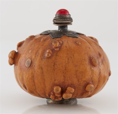 Lot 234 - Chinese Gourd Snuff Bottle Of natural...