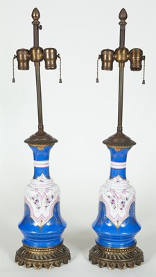 Lot 393 - Pair of French Gilt-Metal Mounted Gilt and...