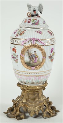 Lot 358 - Continental Berlin Style Gilt-Metal Mounted...