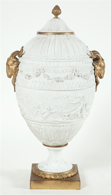 Lot 317 - Sèvres Style Gilt-Metal Mounted Bisque...