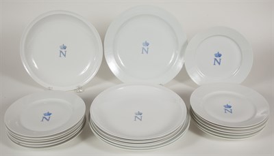 Lot 394 - Assembled Set of Twenty Sèvres...