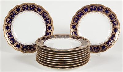 Lot 319 - Set of Eleven Royal Crown Derby Gilt and...