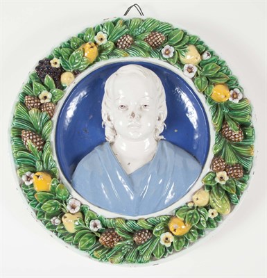 Lot 154 - Two Italian Della Robbia Style Maiolica...