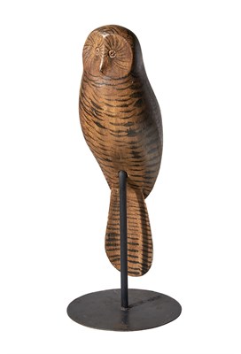 Lot 231 - Folk Art Carved and Painted Wood Figure of an...