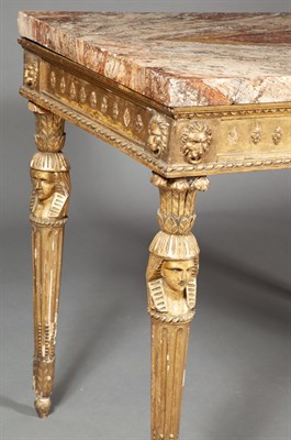 Lot 506 - Italian Neoclassical Giltwood Console Early...