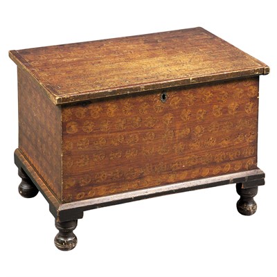 Lot 247 - American Grain Painted Pine Diminutive Blanket...