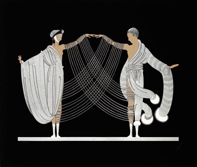 Lot 58 - Erté LOVE AND PASSION SUITE: THE MARRIAGE...