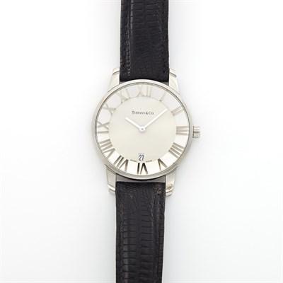 Lot 1772 - Stainless Steel 'Atlas' Wristwatch, Tiffany & Co.