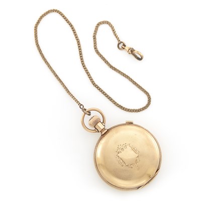 Lot 1778 - Gold-Filled Pocket Watch, Waltham