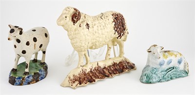 Lot 159 - Staffordshire Sponge Decorated Pearlware...