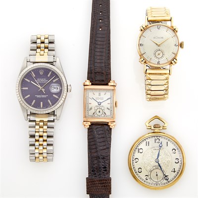 Lot 1741 - Three Wristwatches and Pocket Watch