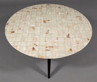 Lot 330 - Ico Parisi Marble Top Black Lacquered Wood Low...