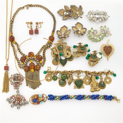 Lot 2123 - Group of Costume Jewelry