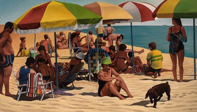 Lot 183 - Alan Falk American, b. 1945 Argus, 1981 Signed...