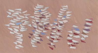 Lot 162 - Robert Goodnough American, 1917-2010 On Gray...