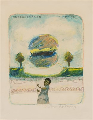 Lot 2 - Carol Anthony American, b. 1943 Cheeseburger...