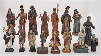 Lot 417 - Miscellaneous Group of Sixteen Painted and...