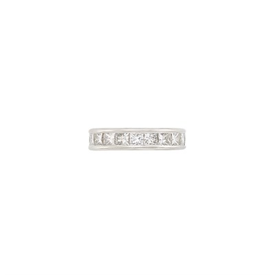 Lot 339 - Platinum and Diamond Band Ring, Cartier, France