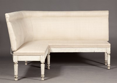 Lot 314 - Continental Neoclassical Painted Corner...