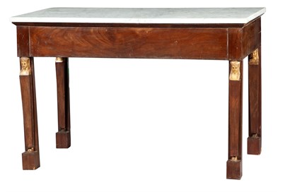 Lot 94 - Continental Empire Mahogany, Parcel-Gilt and...