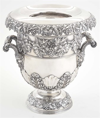Lot 250 - Silver-Mounted Silver Plated Bottle Cooler...