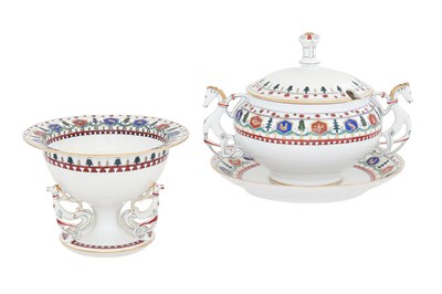Lot 196 - Group of Russian Porcelain Table Articles...