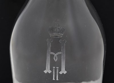Lot 134 - Russian Glass Decanter Period of Nicholas II...