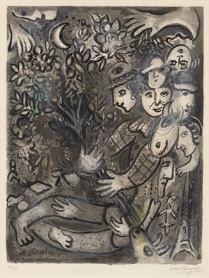 Lot 27 - Marc Chagall LA FAMILLE D'ARLEQUIN (M. 430)...