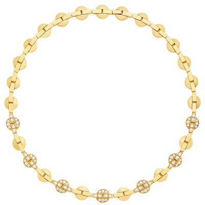 Lot 17 - Gold and Diamond Necklace, Cartier